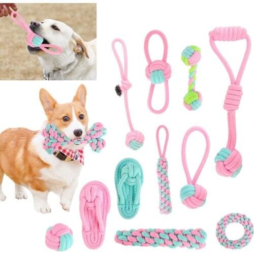 Pets Dog Toys Sets Dog Chew Rope Toys for Big Large Dogs Teeth Cleaning Toys Dogs Chew Toy Accessories