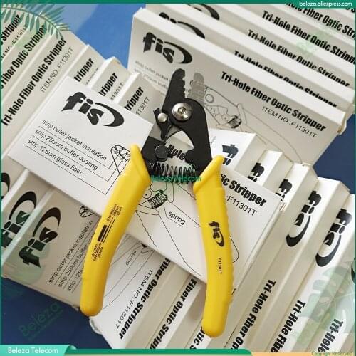 Authentic F11301T Fiber Optic FIS Stripper for For stripping 125um 250um fiber coating Fiber Cable Tool Free Shipping