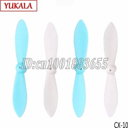 Free shipping 5set=20pcs Cheerson CX-10 Main Blade Propellers Spare Parts for WL V272 V282 V292,JXD-395 Mini RC Quadcopter
