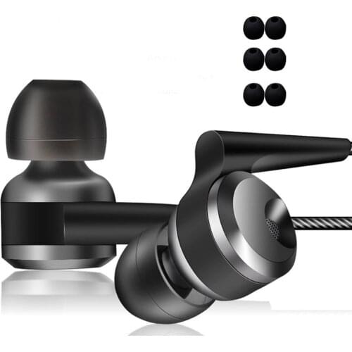 QKZ KD10 In-Ear Wired Microphone Dual-Driver Volume Control Earphones Headset 3.5mm In-Ear Wired Microphone for Mobile Phone