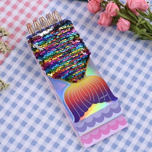 Sharkbang Creative Fish Sequin Coil Notebook And Journals Planner Agenda Sketchbook Bling Notepads Gift Kawaii Stationery