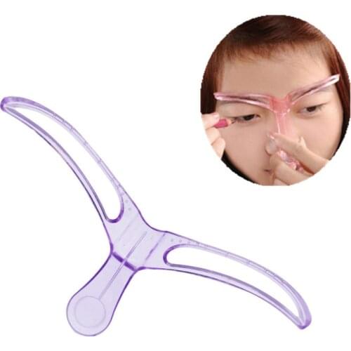 1Pc Magic ABS Eyebrow Stencil Makeup Stencil for The Eye Brow Drawing Template Make Up Guide Tool Shape for Women Beauty