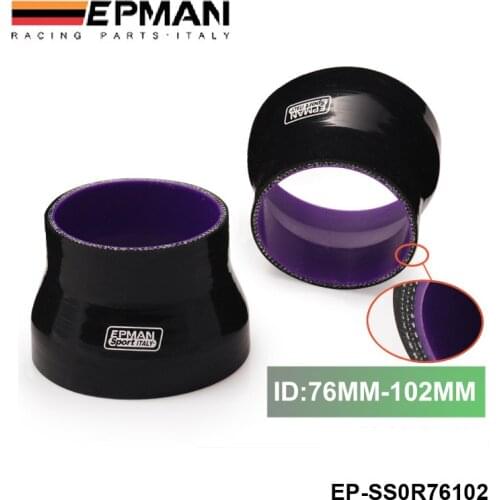 3"-4" 76mm-102mm Silicone hose For Ford F250 6.0L Diesel Twin Beam 2003-2007 04 05 EP-SS0R76102