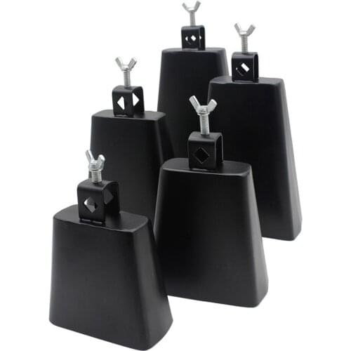 4/5/6/7/8 Inch Fleet Jazz Drum Cowbell Steel Cattlebell Cow Bell Personalized Percussion Instruments For Household Farm Ranch