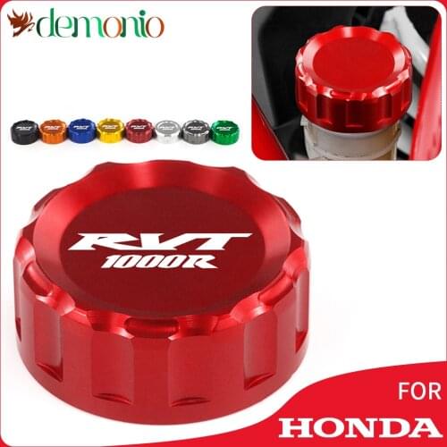 Motorcycle Accessories Rear Brake Fluid Reservoir Cover Cap CNC For HONDA RVT1000R 2000 2001 2002 2003 2004 2005 2006 RVT 1000r
