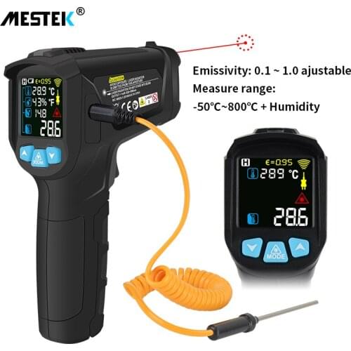 Non contact thermometer termometro infrarojo Digital Infrared Thermometer Laser Temperature Meter Non-contact Pyrometer Imager