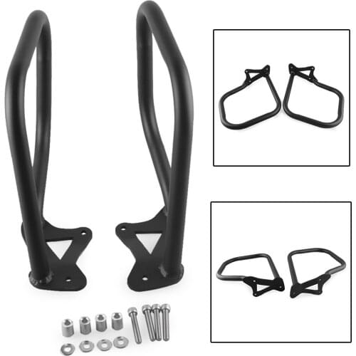 For BMW K1600GTL 2011-2014 1Pair Motorcycle Steel Engine Guard Highway Crash Bar Protector Black/Silver