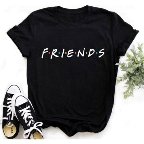 FIXSYS Womens T-shirt Harajuku Letters Print Tops Summer Fashion Heart Ulzzang Graphic Black T Shirts Couple Cotton Clothes