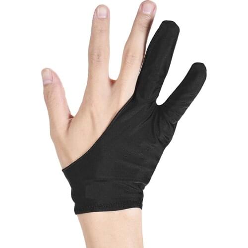 Artist 2 Finger Anti-fouling Glove both for Right and Left Hand for UGEE XP-PEN Huion Graphics Drawing Tablet Displayvlight Box