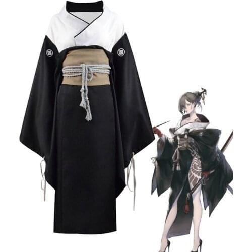Game NieR Re[in]carnation Assassin Cosplay Costumes Kimono Coat Top Waistband Accessories Full Set Women Girls Outfits Halloween