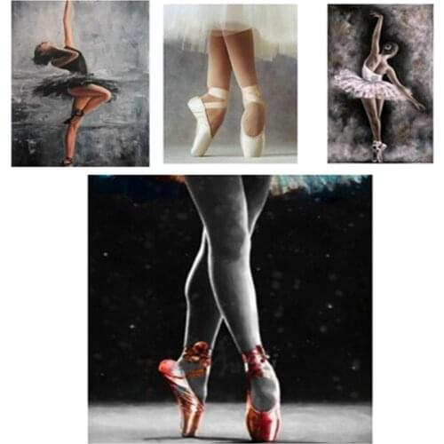 Colorful Dancer Ballerina Girl Diamond Painting Bedroom Decor 5D Diy Full Square Round Drill Embroidery Mosaic Picture XN1171