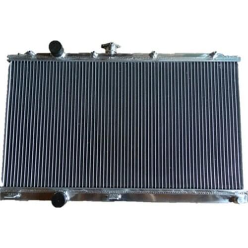 Aluminum Radiator For Mitsubishi Lancer Evo 4 5 6 IV/V/VI MT With Cap Fits New 50mm Hot Selling