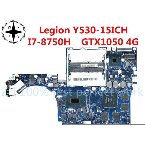 For Lenovo Legion Y530-15ICH Laptop Motherboard Fru 5B20R40198 NM-B701 With I7-8750HQ GTX1050 4G DDR4 100% Tested Fast Ship