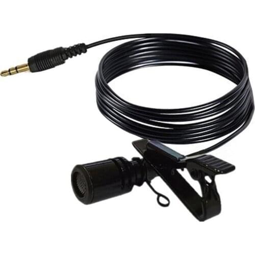 Mini Audio Video Record Lapel Clip Microphone for iPhone Android Mac Laptop Vlog Mic for Camcorder Recorder