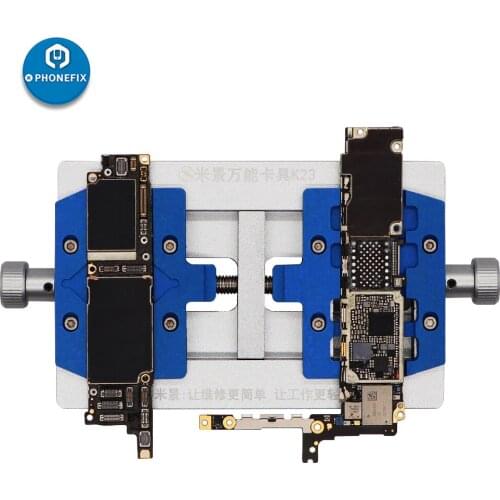 MJ K23 Dual Shaft PCB Holder Fixture for iPhone Samsung Motherboard Soldering Repair Multifunctional Jig Fixed Clamp Fixture
