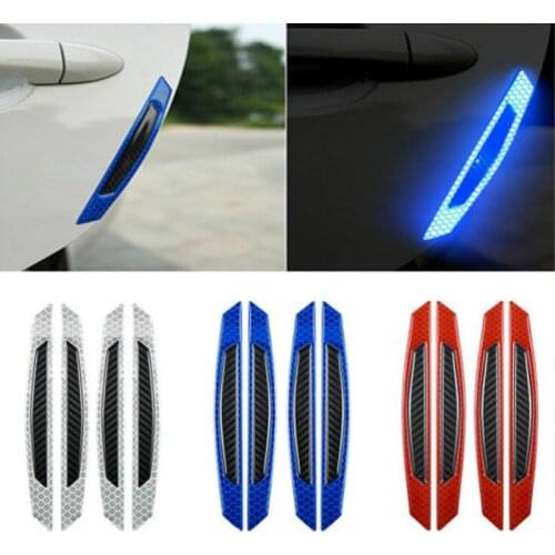 Car Sticker 5D Carbon Fiber Stickers Car Stickers And Decals Auto Reflective Strip Warning Car Styling Accessories Automobiles