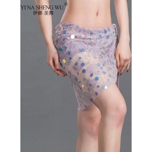 New Style Eastern Belly Dance Costumes Sequins Practice Bellydance Hip Scarf Elegant Women Belly Dancing One Piece Strap Belts