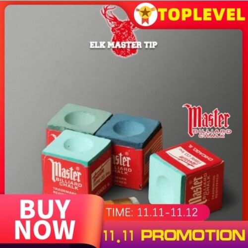 Original ELK MASTER Chalk Oily/Dry/Middle Snooker Chalk Billiard Chalk Billiard Accessories for Professional Players Use
