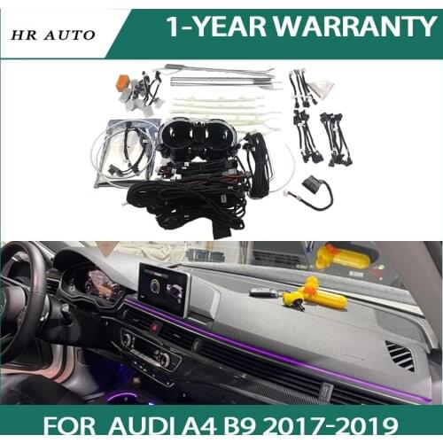 Fit for Audi A4 B9 2017 2018 2019 A5 B9 32 Colors Interior Atmosphere Light LED ambient light door Footwell light original