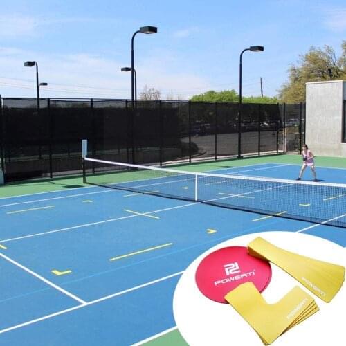 Tennis Court Line Marker Kit Anti-Skid DIY Party Decor Court Marker TPE Logo Line Basketball Badminton Sticker Football Lin L3D4