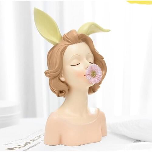 Gorgeous Girl Art Statue Gift Accessori Fashion Style Sculpture ornaments Home Decoration Tabletop figurines Christmas Gift M58