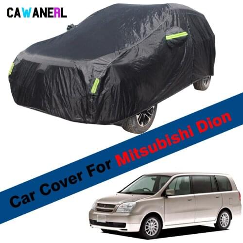 Waterproof Car Cover Outdoor Anti-UV Sun Shade Snow Rain Ice Dust Resistant MPV Cover For Mitsubishi Dion 2000-2005