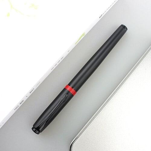 High quality Fountain Pen black Feather Titanium black Stationery 0.5MM INK PEN school supplies