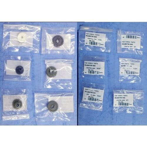 High quality Fixing Cleaning Gears for Konica Minolta BH600 700 750 601 751 6pcs/set Gear