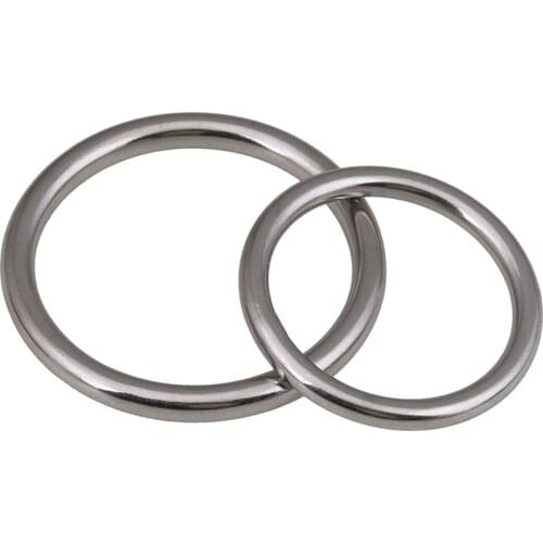 1/2/3/5Pcs M3 M4 M5 M6 M8 M10 304 Stainless Steel Solid Ring Seamless Steel Ring O Round Rings Snap Split Rings Connecting Ring