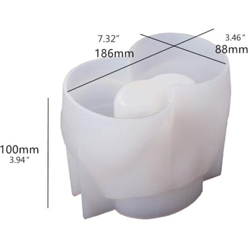 3D Butt Art Model Pen Holder Resin Mold DIY Crafts Desktop Vase Silicone Mold B03B