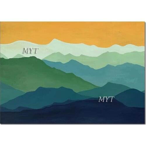 Abstract Rainbow Colorful Oil Painting Art Modern Wall Art Home Decoration Canvas Piece Unframed Large Paintings For Living Room