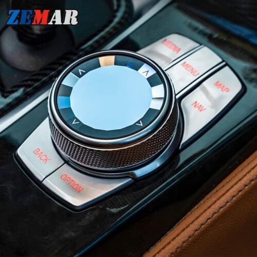 Car Multimedia Button Knob Cover For BMW F22 F23 F45 F46 F32 F36 E82 E88 X1 X3 X4 X5 X6 E70 E71 F15 F16 E53 F25 F26 E83 F48 E84