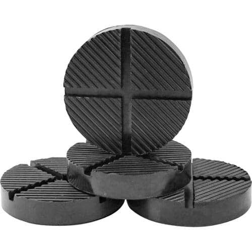 Car Cross Floor Jack Disk Pad Adapter Lift Pad Protection Part Black New