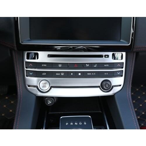For Jaguar XE XEL XF XFL F-PACE F pace 2016-2018 ABS Center Air conditioning Mode Button Frame Cover Trim Car Accessories
