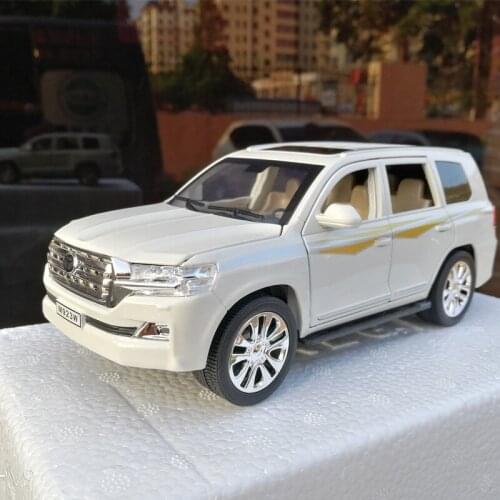 Electric 1:24 Auto Mobile Coche Alloy Die-cast Luxury Vehicle Super Car Models mkd52 Toys for Children SUV LEXUS LX570 /Cruiser