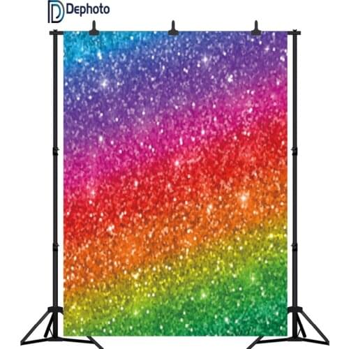 DePhoto Colorful Backdrops Purple Red Blue Green Photography Background Wedding Birthday Party Photo Backdrop Studio Props