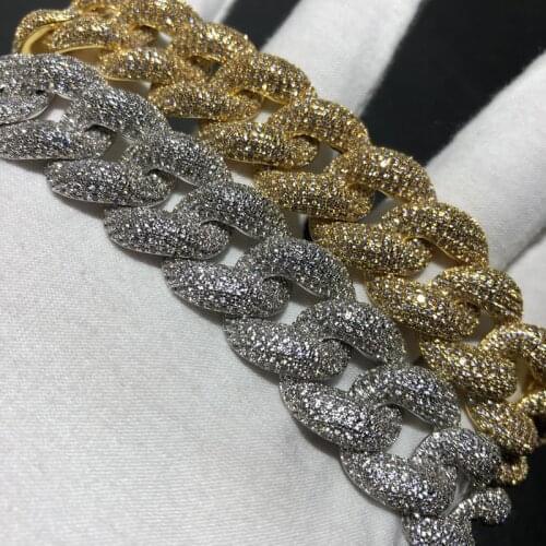 Iced out bling bling chain hiphop chain