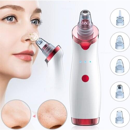 Blackhead Vacuum Extractor Tool Electric Acne Remover Point Noir Black Spots Pore Cleaner Skin Care Facial Pore Cleaner Machine