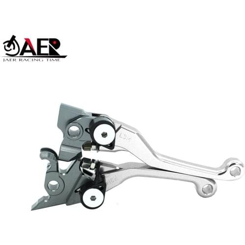 JAER CNC Aluminum Motorcycle Pivot Dirt Bike Brake Clutch Levers For Yamaha YZ125 YZ250 YZ426F YZ450F 2001-2007 YZ250F 2001-2006