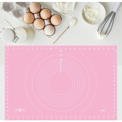 EHZ Baking Mat Silicone scale Thicken Pastry Board Kneading Dough Mixing Pad Pastry Pizza Baking Sheet Mat Kitchen Tools