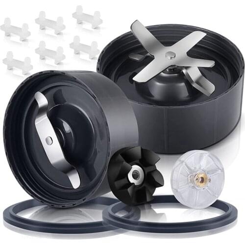 Blade Including Gear Gasket Shock Pad and Crochet Replacement Parts Fits for NutriBullet High-Speed 600W&900W Blenders