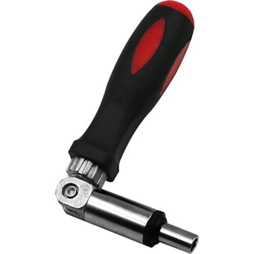 0-180 Degree Rotary Multi-function Ratchet Screwdriver Hand Tools 1/4 Inch Inner Hexagon Interface Adjustable Angles Screwdriver