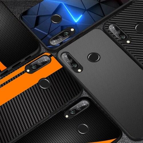 Car Carbon fibre For Huawei Y9S Y6S Y8S Y9A Y7A Y8P Y7P Y5P Y6P Y7 Y6 Y5 Pro Prime 2020 2019 2018 Soft Phone Case