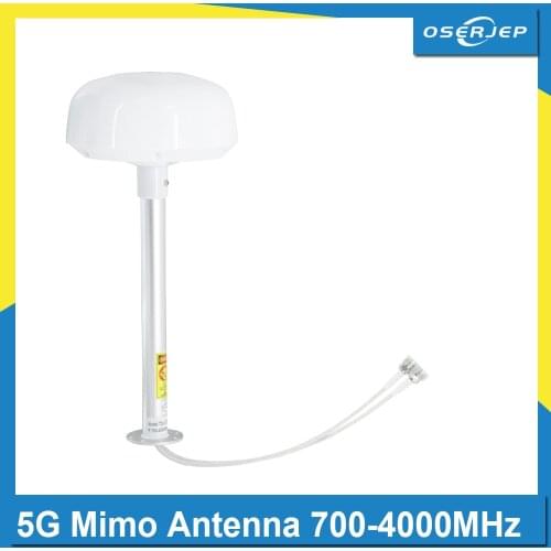 5g Antenna Feed 698-4000MHz 2G 3G 4G 5G LTE Outdoor Antenna Feed 2X30dBi Mimo External Antenna 2 X N Female Connector