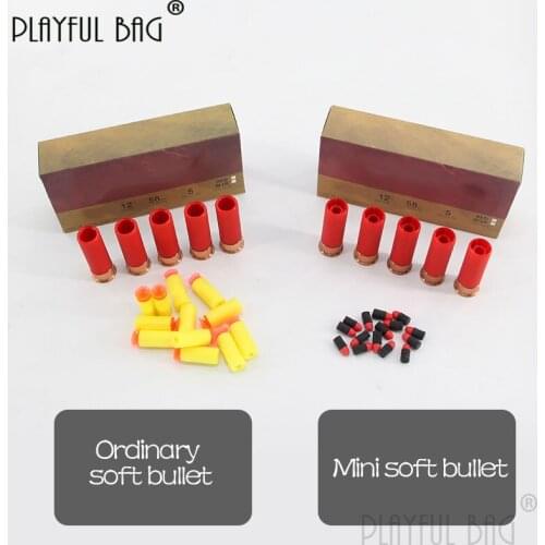 PB Playful bag M870 special soft bullet shell Decorative CS accessory Mini soft bullet toys CS sport toy equipment QE92S