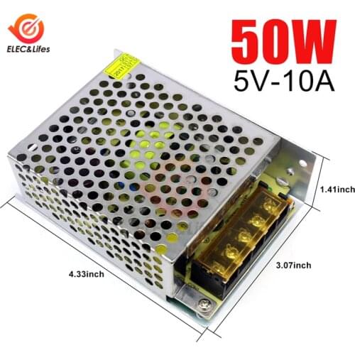 AC 110V/220V To DC 5V 20W 25W 50W Switching Power Supply Transformer for LED Strip smart home