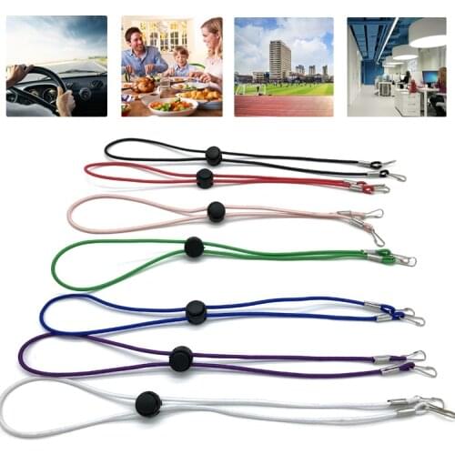 Adjustable Comfortable Neck Strap Face Mask Extender Rope Multifunctional Glasses Windproof Hat Rope Lanyards Ear Savers Strap