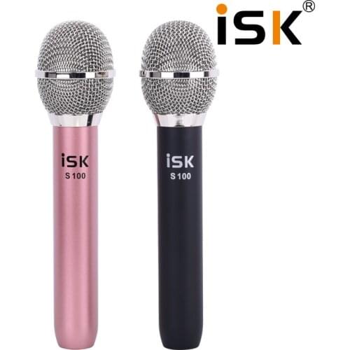 ISK S100 Handheld Professional Condenser Studio Microphone live Broadcast Karaoke Stage Performance Recording Audio Equipment