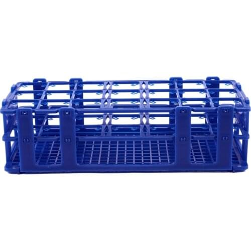 Blue Plastic 21 Holes Box Rack Holder for 50ML Centrifuge Tubes