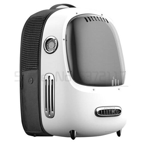 Going out cat bag portable space capsule large capacity double shoulder pet bag small dog cat home car Backpack